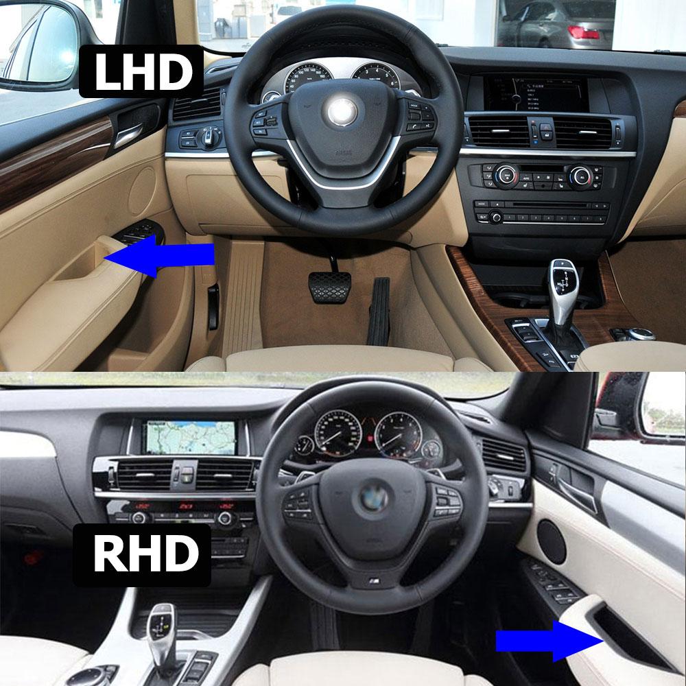 Car Left Right Interior Door Handle Armrest Panel Cover Trim Storage Box For BMW X3 X4 F25 F26 2011 2012 2013 2014 2015