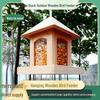Outdoor Hanging Wooden Bird Feeder - Automatic Feeding System