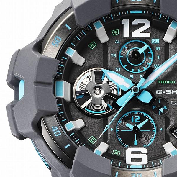 Casio Мужские часы G-SHOCK GR-B300-8A2JF [G-SHOCK MASTER OF G Series GRAVITYMASTER] круглые серые
