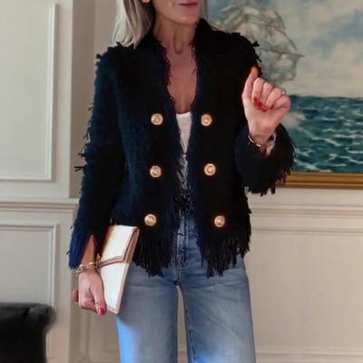Женский кардиган из искусственного меха с открытой передней частью, пушистый нарядный лохматый жакет, повседневное пальто с длинным рукавом, верхняя одежда на осень-зиму
