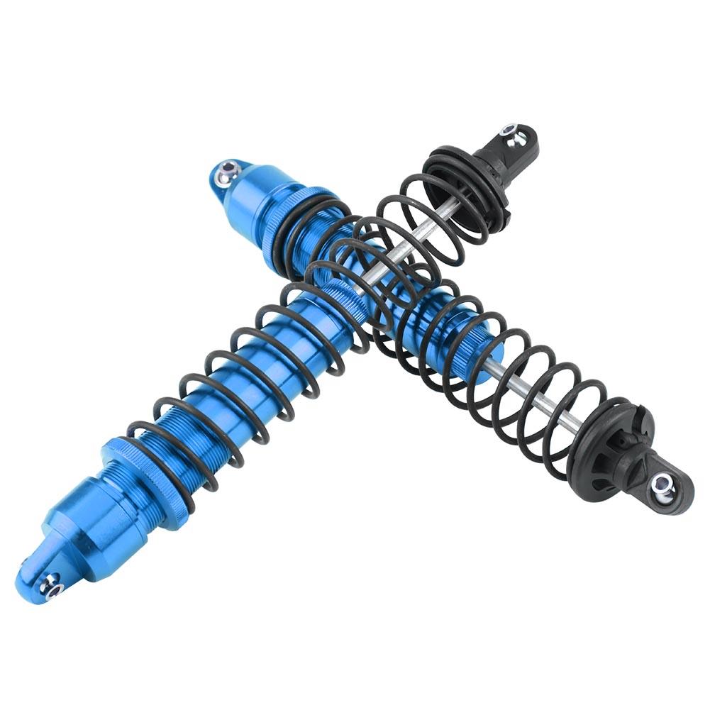2pcs Set RC Aluminium Alloy Shock Absorber Damper for TRAXXAS XMAXX 1 5 Car (Navy Blue)