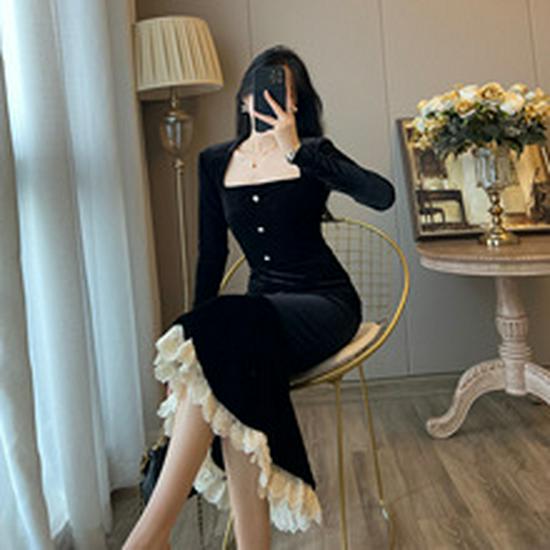 Women's Black Sequin Spaghetti Strap Bodycon Dress - Sexy Autumn 2026 Short Gown