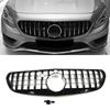Передняя решетка в стиле GT Racing для Mercedes-Benz C217 W217 S-Class Coupe 2015-2017 S500 S550 S560 Верхние решетки бампера и капота