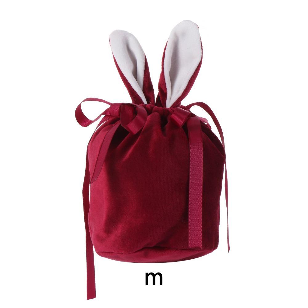 Flannelette Rabbit Ear Gift Bag Bunny Ears Gift Packing Bags Jewelry Organizer Wedding Supplies