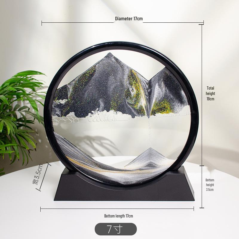 12-дюймовая 3D-картина с пересыпающимся песком: Настольное украшение для дома или офиса