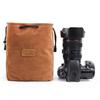 Portable Camera Storage Bag Soft Lens Protective Case Vintage Lens Pouch  for Canon/Nikon Camera