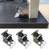 4Pcs 90 Degrees Locking Folding Hinge Self Locking Hinge Chair Leg Bracket Hinge Folding Table Extension Support Bracket