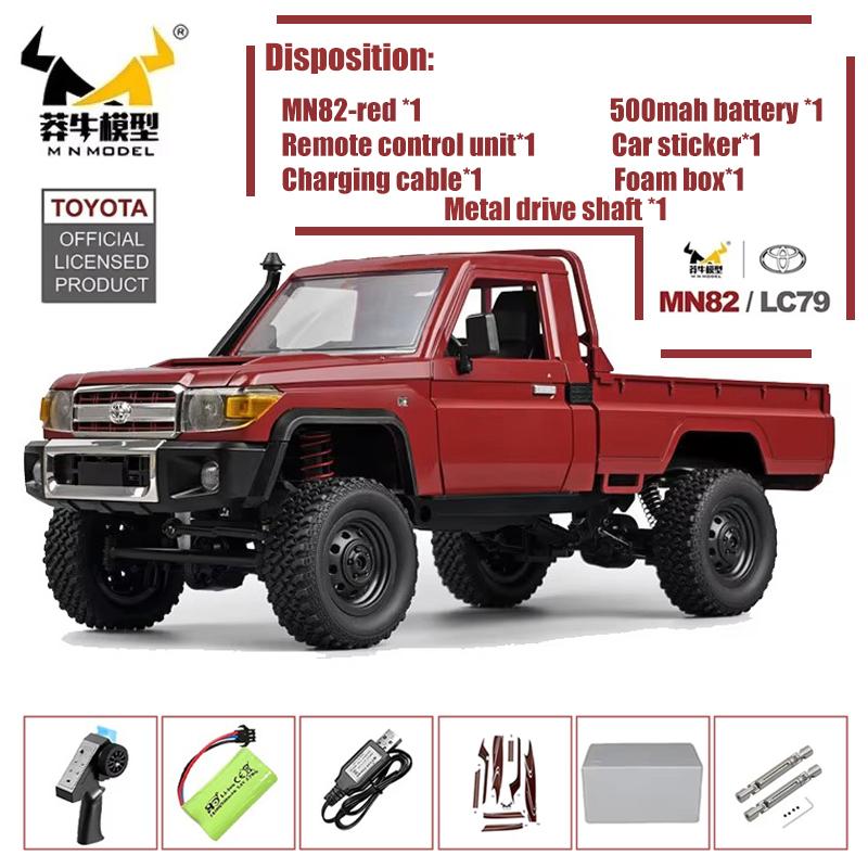 BAYH7 BAYG3 MN82 MN82 Pro Внедорожник-скалолаз на радиоуправлении 1:12 Полный масштаб 4WD Для Toyota LC79 Симуляция RC Модель Игрушка RC Машина