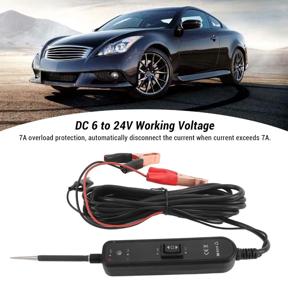 ABS Automotive Circuit Tester DC 6-24V Automotive Electrical Tester Electrical Repair
