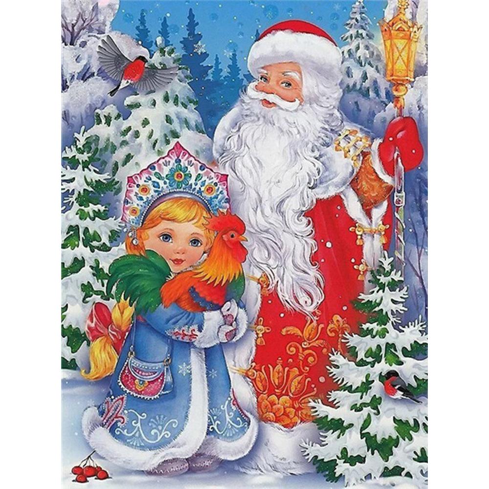 5D DIY Алмазная картина Дети Стразы Картина Новое поступление Алмазная вышивка Мультфильм Мозаика Рождественские украшения