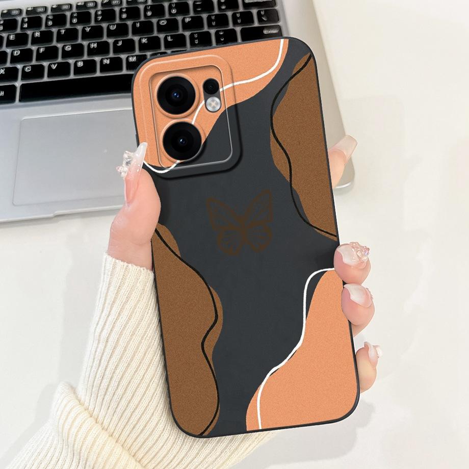 Чехол для телефона Oppo Reno13 / Reno13F 4G 5G / Reno 13 Pro, мягкий гладкий силиконовый чехол, задняя крышка с художественным принтом «Лунная ночь» и мрамора