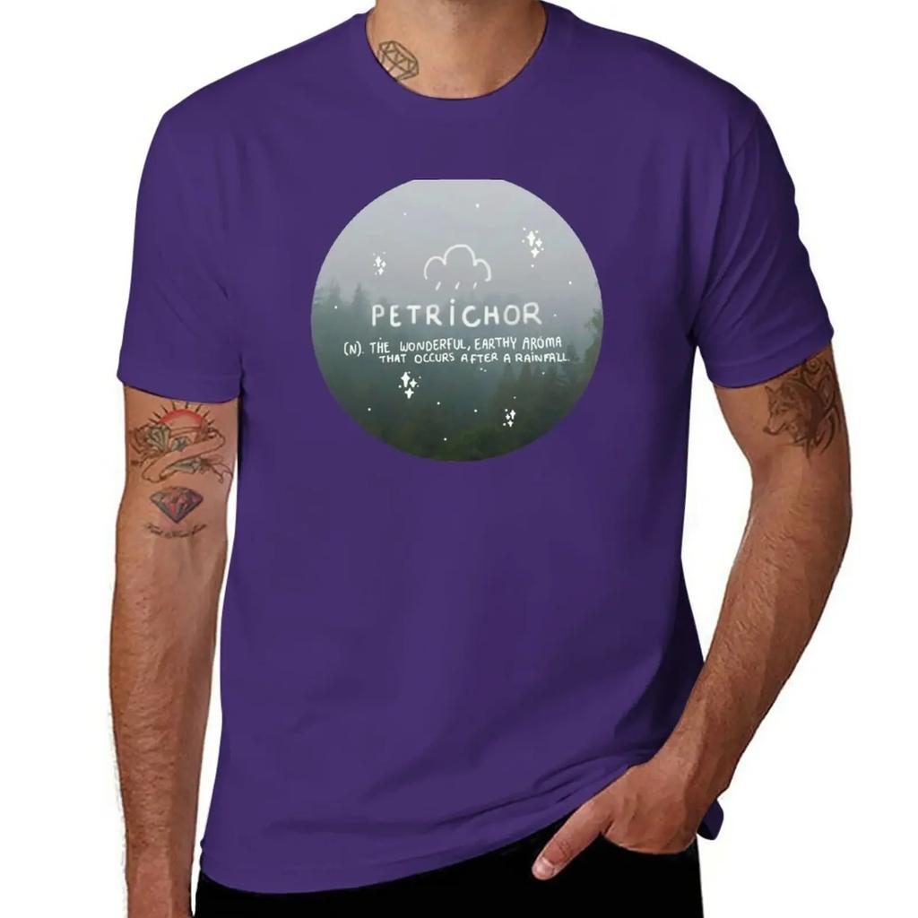 Футболка Petrichor кастомная хиппи одежда футболки мужские