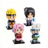 Keeppley Naruto Shippuden Учиха Итачи Фигурка с квадратной головой Конструктор Игрушка 20513
