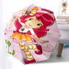 Strawberry Shortcake Automatic Opening Folding Umbrella with 8 Bone Iron Frame Perfect for Fans,Travelers,and Daily Use0104087a