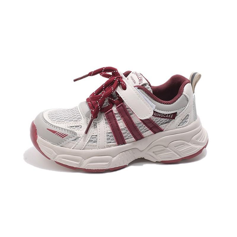 Kids Mesh Sneakers Boys Girls Breathable Chunky Dad Shoes Fall Non-Slip Sole Indoor Court Use
