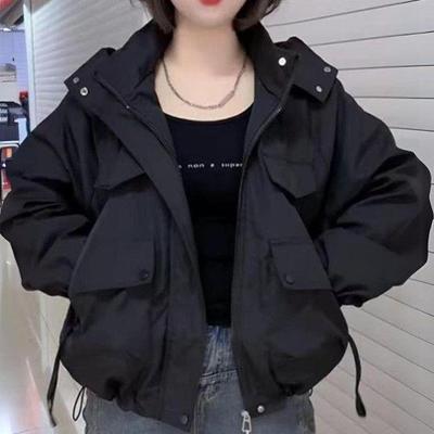 Стильный женский повседневный универсальный ветрозащитный плащ с капюшоном на раннюю весну 2025 года
