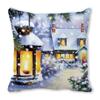Christmas Themed Pillowcases Car Accessories Office Santa Claus Living Room Sofa Home Pillowcases
