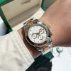 Мужские двухцветные автоматические механические часы Rolex Daytona Series "Панда"