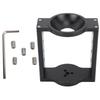 75mm Tripod Head Bowl Riser Aluminium Half Ball Flat To Bowl Adapter Converter Riser for Video Camera Tripod DSLR Rail