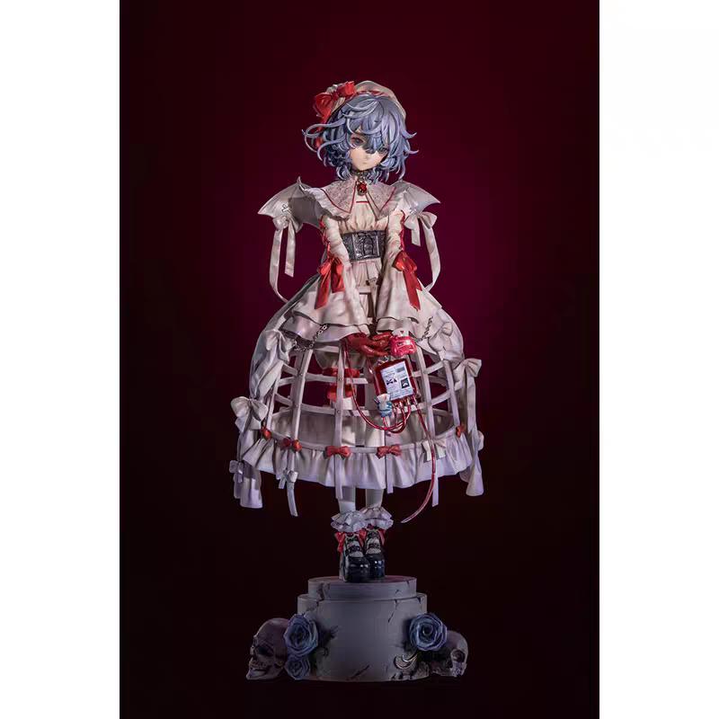 Фигурка Аниме Ремилия Алая из Проекта Touhou ПВХ Коллекционная Модель Статуя Алый Демон Особняк Настольный Декор Коллекция Подарок