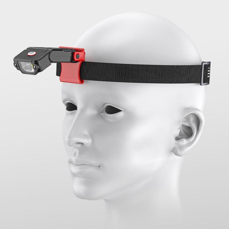 USB перезаряжаемая лампа с крышкой, водонепроницаемая индукционная фара, мини-портативный рабочий светильник, светильник для рыбалки