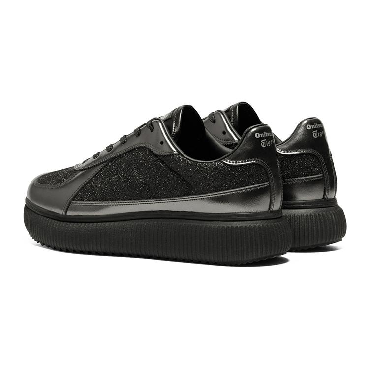 ONITSUKA TIGER Delecity Износостойкие Низкие Повседневные Кроссовки Унисекс Черно-Серые 1183C479-001