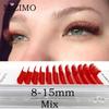 12 Rows of Red Single Grafted False Eyelashes, Eye Makeup Tools, Natural, Soft And Prolonged. C/D,0.07mm,8-15mm