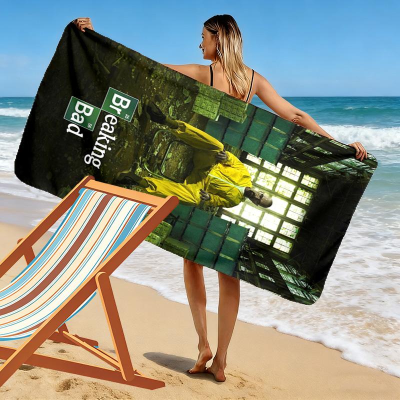 Chemical Chaos Unleashed beach towel Portable for travel Outdoor camping seaside swim Absorbent bath towel Fashion Outdoor picnic beach mat Comfort