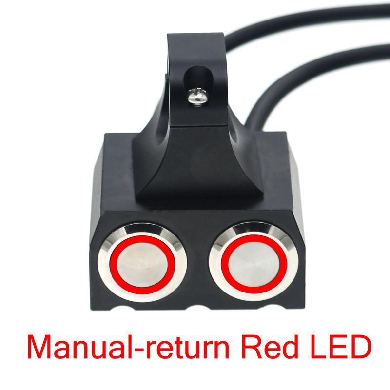 LMoDri с ЧПУ из алюминиевого сплава, мотоциклетные переключатели, переключатель на руль, двойная кнопка управления, мигалка для фар, динамик