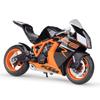 1/10 Scale Welly KTM 1190 RC8 R Alloy Motorcycle Model Diecasts Metal Toy Vehicles Motorcycle Model High Simulation Collection Childrens Gifts