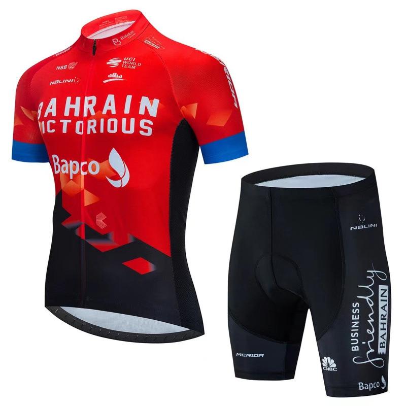 Summer Professional Team Edition Short Sleeve Set Bicycle Highway Mountain Sportswear Quick Drying Breathable Cycling Equipment