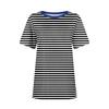 Women's Fashionable Casual Short Sleeve Print Round Neck Pullover Top