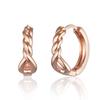 Ellejewelry 14K Gf Серьги-кольца Ella Twist Elgpee513