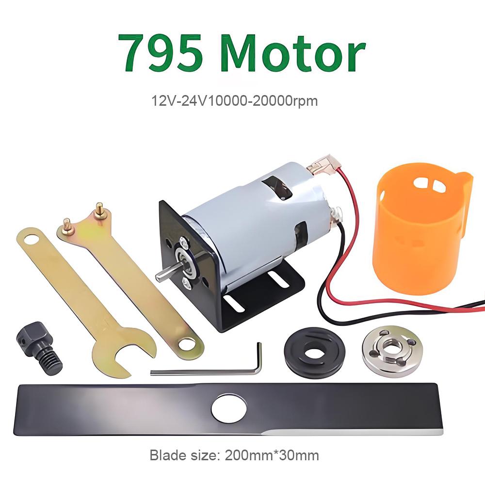Electric Lawn Mower Replacement Accessories DC 12V-24V 795 895 Motor Garden Mowing Tools DIY Grass Cutting Machine Parts