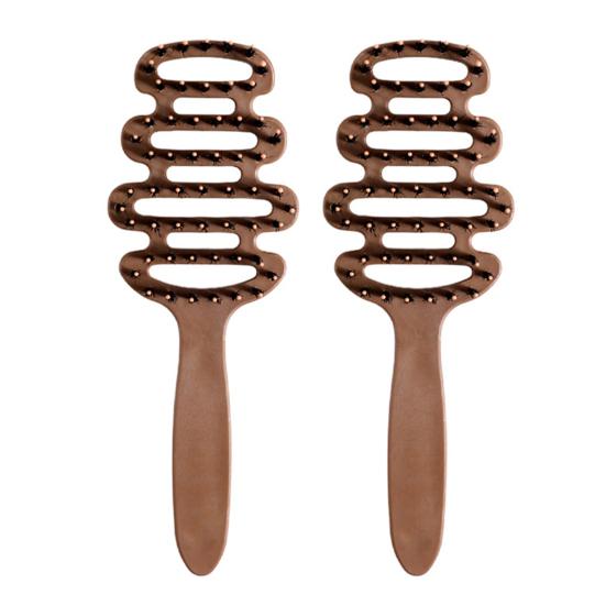 1/2/3Pcs Boar Bristle Hair Brush Portable Anti-static Vented Hair Paddle Brush Women Scalp Massage Hair Voluming Styling Detangling Comb