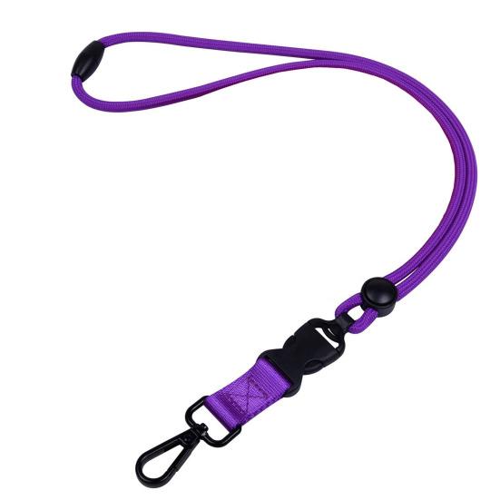 Heavy-Duty Key Lanyard with Detachable Buckle Quick Release Adjustable ID Badge Breakaway Neck Lanyard