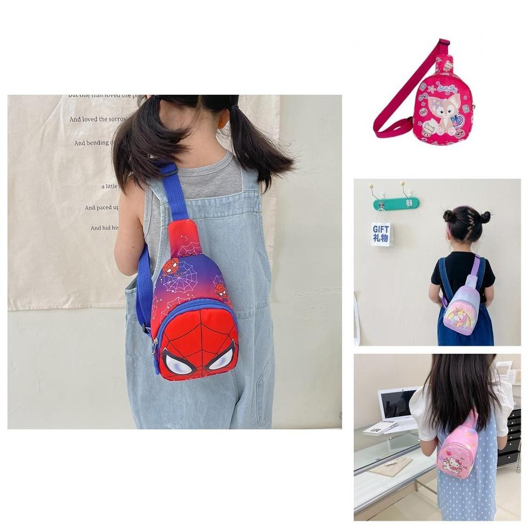 Trendy Cartoon Print Children's Crossbody Bag Breathable Durable And Theft-proof Ideal For Daily Use