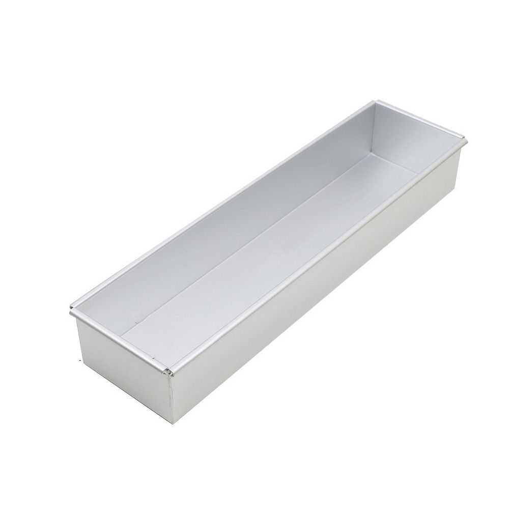 Aluminium Zinc Zinc Alloy Rectangular Bread Mold Long Flat Toast Box Useful Loaf Pan Cakes