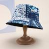 Popular exotic bucket hat European and American personalized printing double-sided sunshade basin hat spot