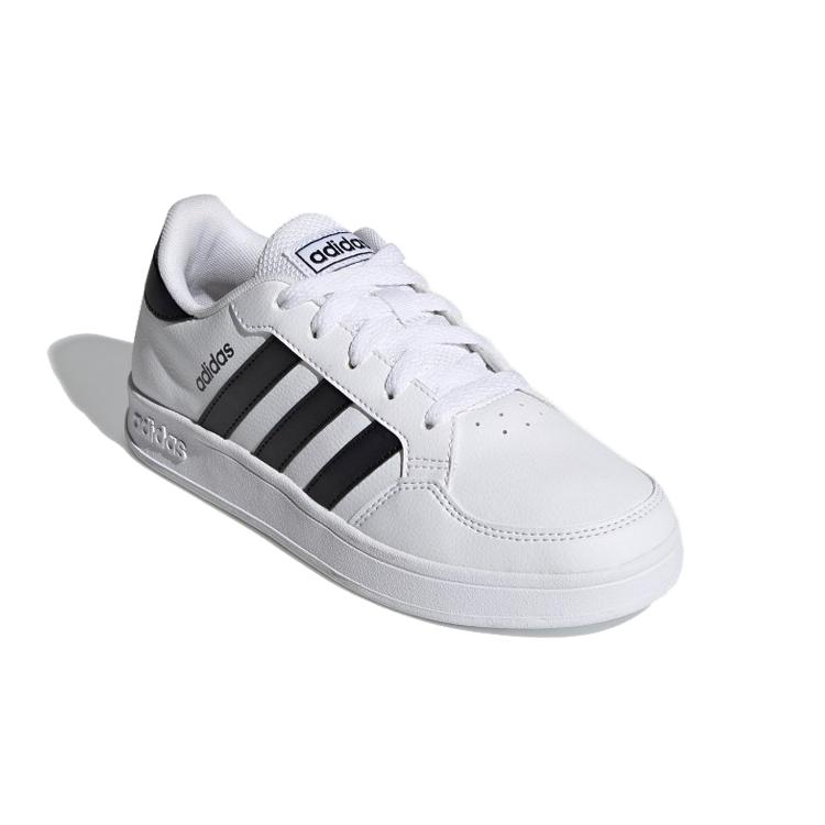 adidas Neo Breaknet Нескользящие Устойчивые к истиранию Низкие Кеды для скейтборда Белые Детские FY9506