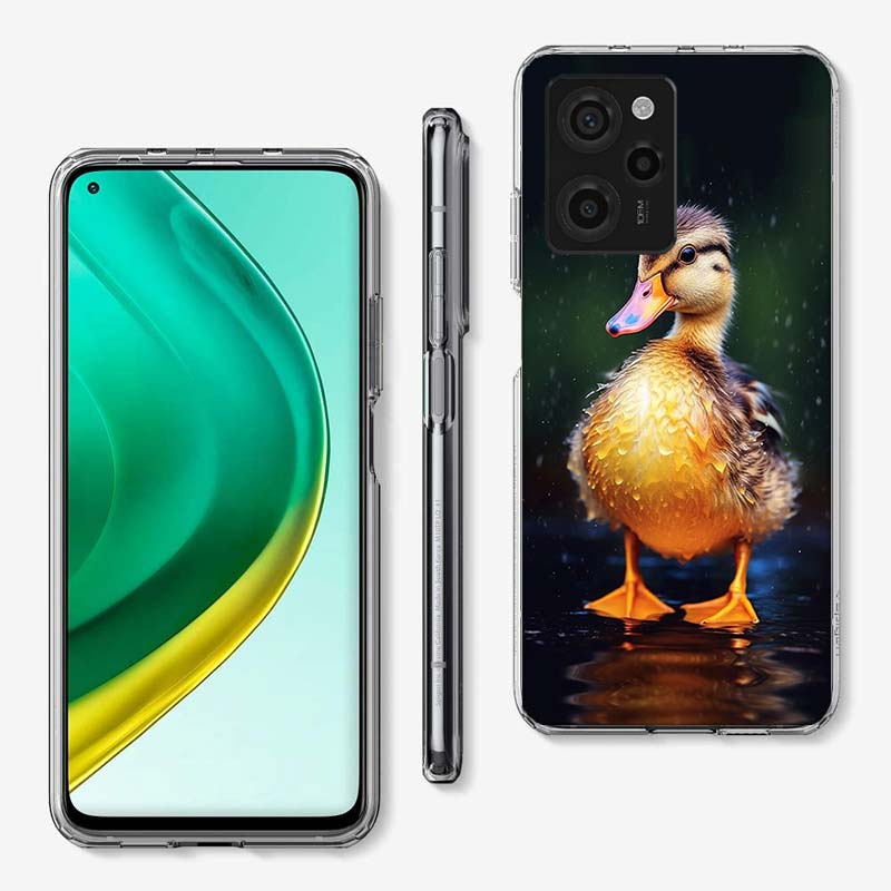 Желтая Утка Чехол для Телефона Для Xiaomi Poco M8 M7 M6 M4 M3 X7 X6 X4 Pro F7 Ultra M5S Mi 14 14T 15 15T 12T 10T Pro 12S 12 11 Lit