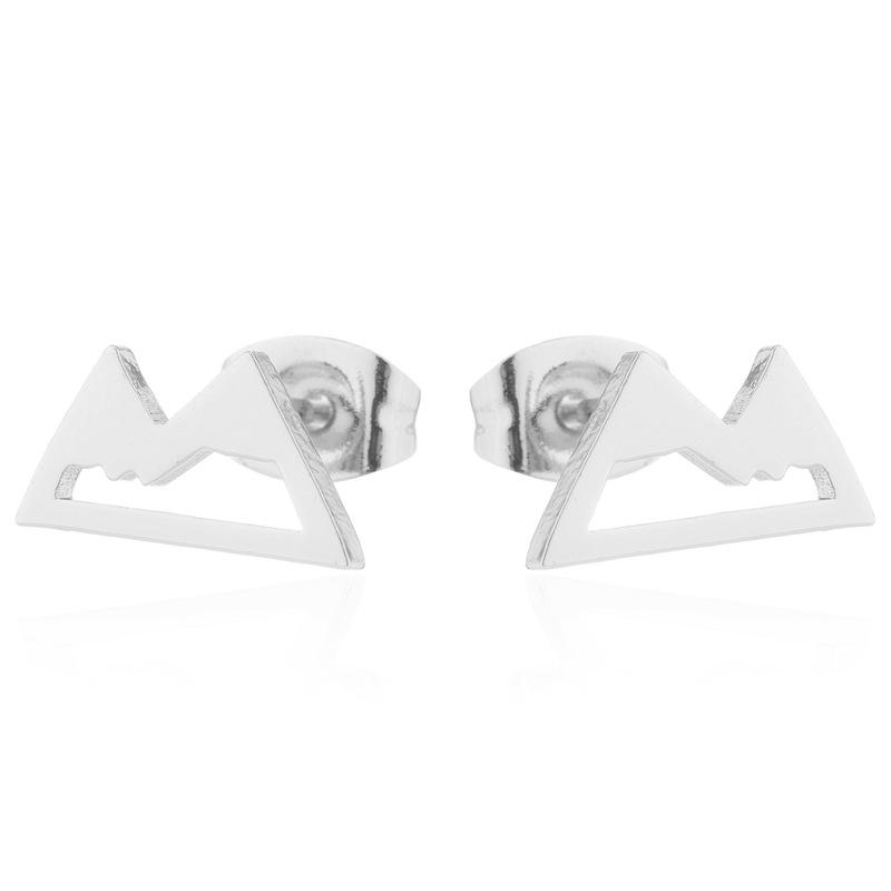 Серьги-гвоздики в стиле ретро из нержавеющей стали с милыми животными - рождественские серьги-гвоздики в виде птиц, кроликов и оленей