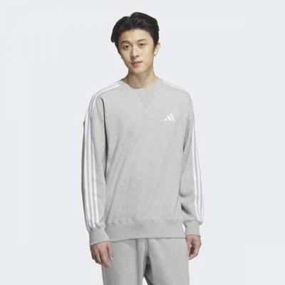 adidas Унисекс Основная свободная толстовка 3s из французского терри
