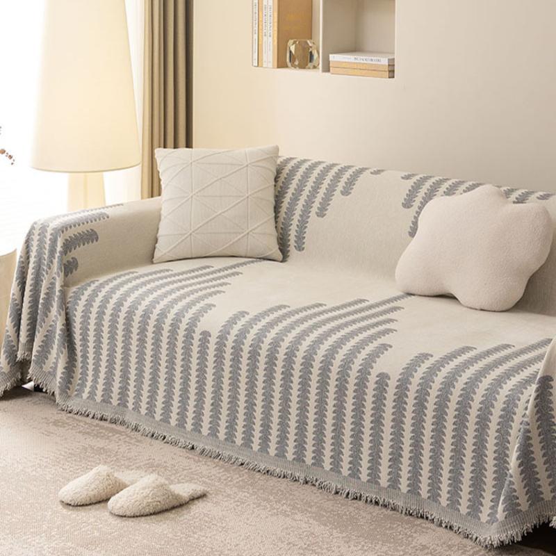 Текстура синели, диванное полотенце, коготь, пылезащитный, удобный чехол для дивана, современные минималистичные линии, многофункциональная ткань для пикника, большое одеяло