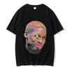 Футболка Hot Basketball Boys The Worm Dennis Rodman Graphic Tee Shirt Men's Hip Hop Fashion Punk Streetwear Male Summer Oversized T Shirt