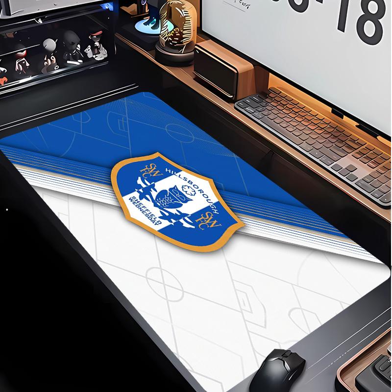 Sheffield Wednesday Football Pattern Mouse Pad Non?Slip Rubber Base Gaming Mousepad For Desk Office Home