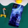 Чехол с рисунком Кошка и Луна для Huawei Nova 11i 12s 12i 8i 7i Y73 Y70 Y90 Y60 Y72 Y61 Y91 9 10 SE P30 Pro P40 Lite