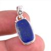 Натуральный Лазурит Драгоценный камень Ручная работа 925 Стерлинговое серебро Подарок Подвеска 1,25" p1q68