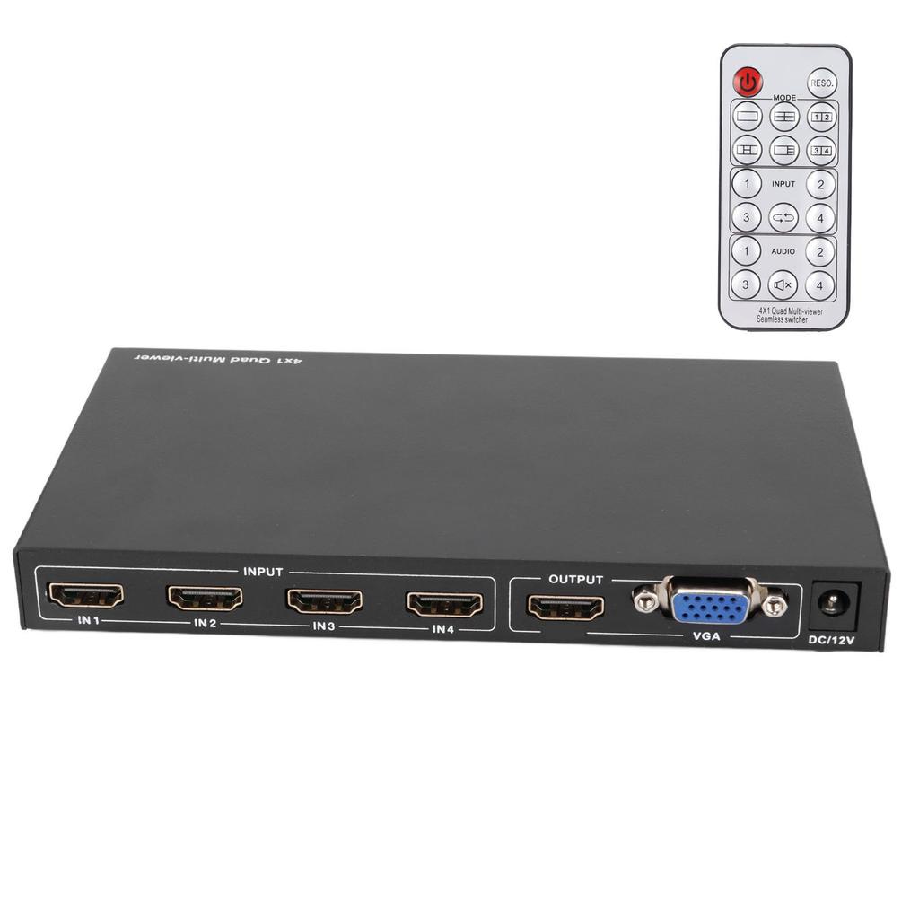 AIMOS Multi Viewer Высокое разрешение Мультимедиа 4 в 2 выхода VGA Сплиттер
