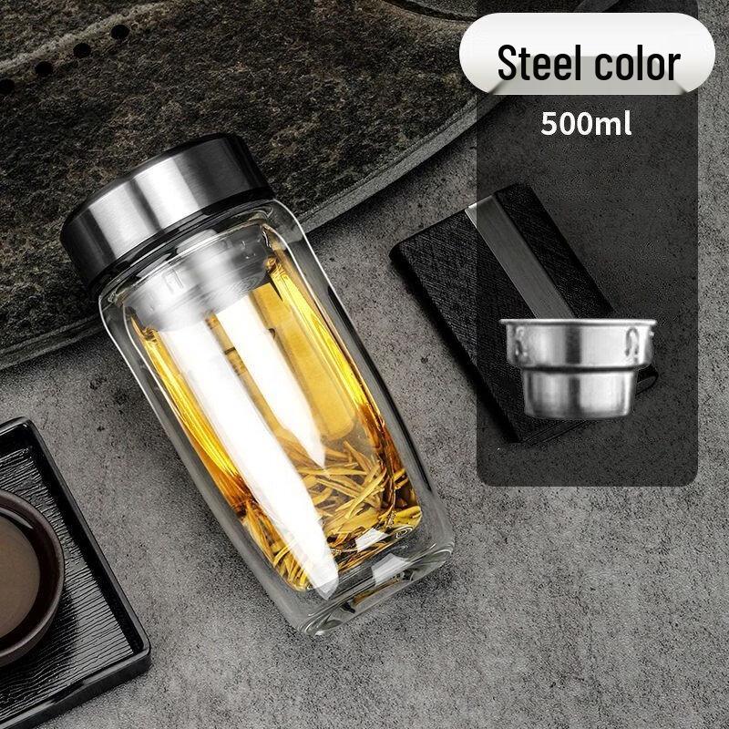 Shangqi Goose Egg Glass Tea Infuser Bottle
